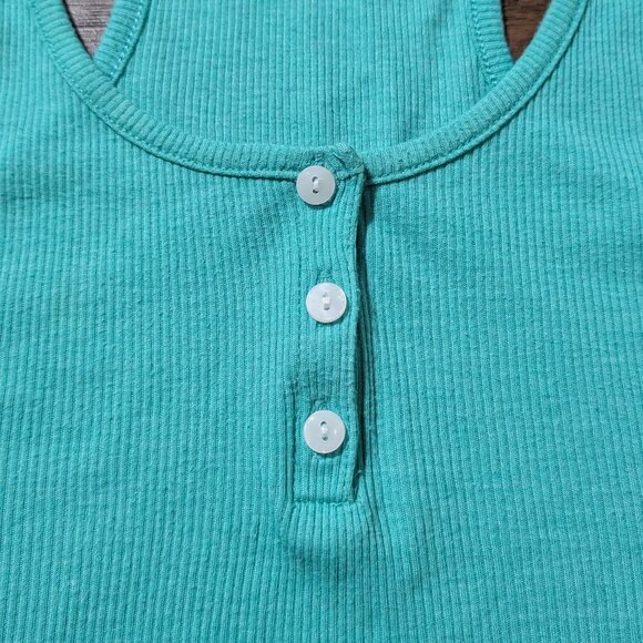 American Eagle henley tank top green size XS - Picture 5 of 13